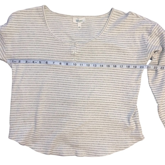 Haven Well Within Striped Long Sleeve Top Size Large - Picture 3 of 8